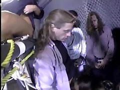Gangbang in garage