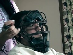 Possessed by horny teen big asss sexy doll London River makes dude undergo BDSM