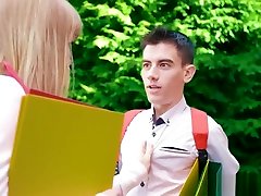 Jennys taking advantage of timid Jordis cock on the first date