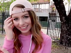 Ultra hot teen Alex german tattoo gets public dicking for 20 bucks