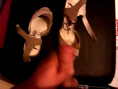 Cum on hot formal high heeled sandals