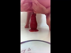 10 cm or 4 inch wide buttplug, largest one yet!