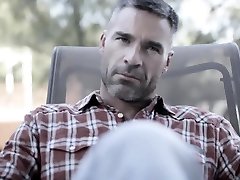 Horny uncle convinces niece to fuck her younger sister