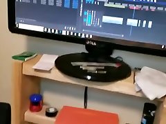 sucking my video editors cock
