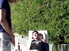Ryan Conners and his friend outdoor