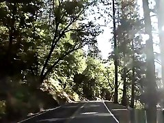Hitch Hiking Blonde Babe In Cocksucking Trio
