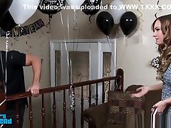 Tasty Tiff Bannister blows his big dick and gets fucked hard