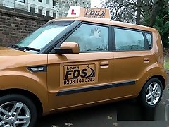 First driving class ens with doggy style