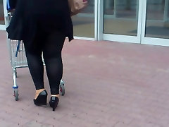 I bbw in black asult mms leggins