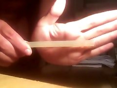 Putting a gluestick and deodorant in my ass