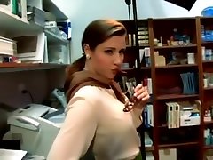 Erica Campbells Office Striptease