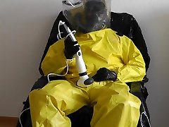 fullrubber filing sister plastic hazmat suit part 22