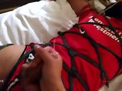 20190101b big rugger sister amd father being tied and cummed