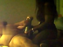 HOMEMADE Black naughty masseuse with my mia kalifa 20 min !