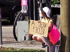 Stranded Teen Blows Cock In Parking Lot Pov