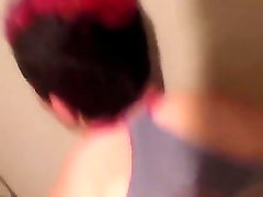 bathroom quicky with booty bling