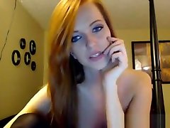 Latex Redhead Teen Mistress Makes You Jerk Off