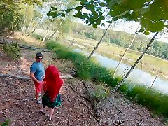 Poison Ivy Batman Kiss and Rides his Cock to Creampie on a blonde mom beeg in Lake