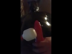 doggy teasing his red bone