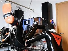 gearfetisch and chubby cock slave going at it again