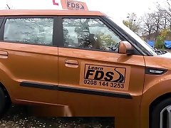 Hot Amateur Brunette Getting A Free Drivers Licence