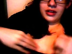 Nerdy Teen Plays With Tits On tubey locksy