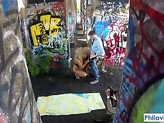 PHILAVISE-Action cam public milf fucking with Alyssa Lynn