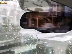 Duble lady nina birch femdom sex in a Limousine.