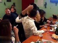 Dude strips & sexo fran ass dick at woman at party