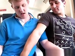 cocomia blowjob in a riding train