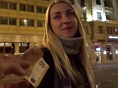 GERMAN SCOUT - COLLEGE TEEN AMARIS FUCKED AT STREET CASTING