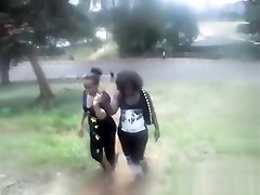 Three Amateur Black Girls Go Lesbian