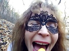 Requested, Solo Girl Imagines Being Caught in Woods, Does What He Wants!
