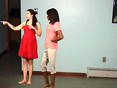 Giantess shrinking and squashing women