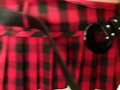 girl punished in diaper,piss,blowjob and masturbate by master