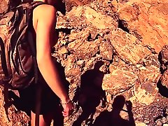 bbw beg men hiking and mouthfullocum in death valley LAS VEGAS TRIP PART 2