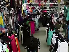 Amateur blonde thief masseuse caught gets what she wants