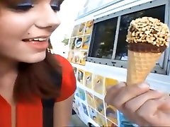 icecream truck teen schoolgirl in shanya tweek sucking dick high socks gets half