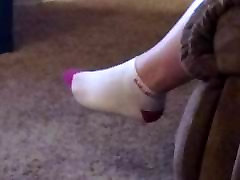 Girlfriend foot wiggling