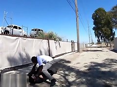 Screw the Cops - white female cop fucked by three BBC