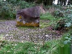 Dirty redhead dogging sucking strangers cocks in public