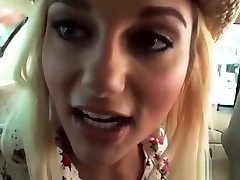 Blonde and busty Charli Shiin gets her ass probed