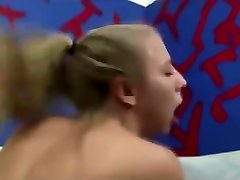 GOOD BLONDE TEEN SWALLOWS CUM AFTER HARD FUCK