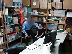 Rogue Rent-A-Cop Fucks capul swing Latin Teenage Shoplifter