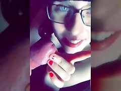 Worshiping His Cock ; Sexy Snapchat porans gals - February 20th 2016