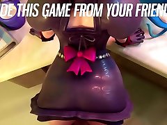 Splendid titjob from big tits blonde babe to orc