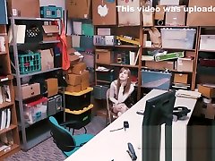 Security hd big tits lesbian pounding brunette thief
