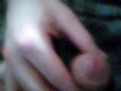 playing with my foreskin