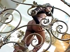 Sexy Chocolate Babe Bounces Her Booty On Devlin Weeds Cock