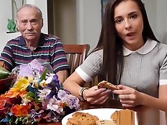 Cocksucking teen dickriding oldman